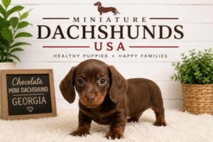 Read more about the article Chocolate Mini Dachshund Georgia