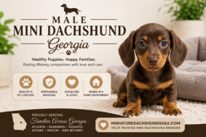 Read more about the article Male Mini Dachshund Georgia