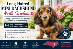 Read more about the article Long-haired Mini Dachshund North Carolina