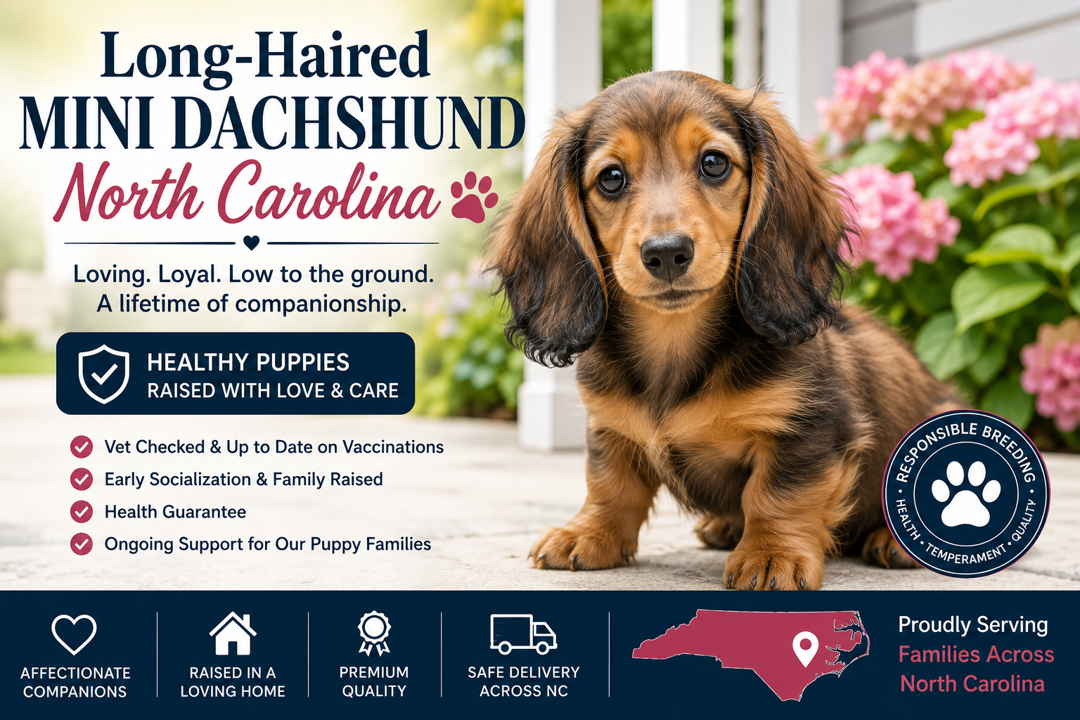 You are currently viewing Long-haired Mini Dachshund North Carolina
