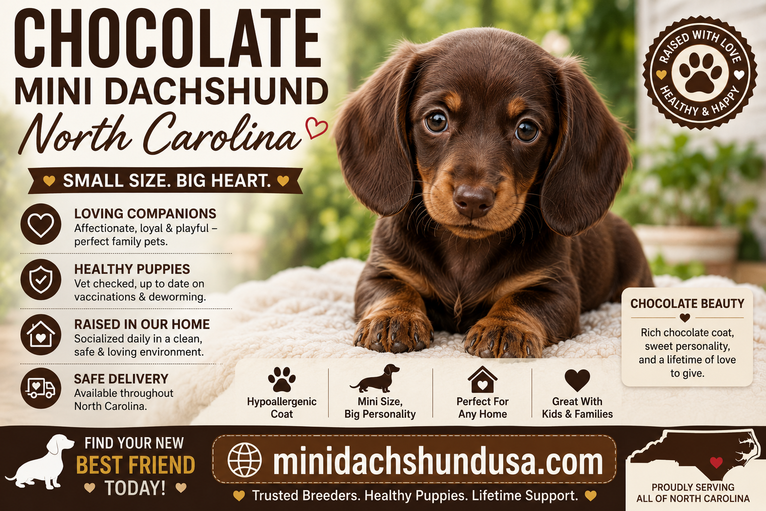 You are currently viewing Chocolate Mini Dachshund North Carolina