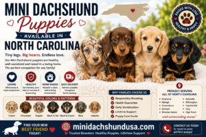Read more about the article Mini Dachshund puppies available North Carolina
